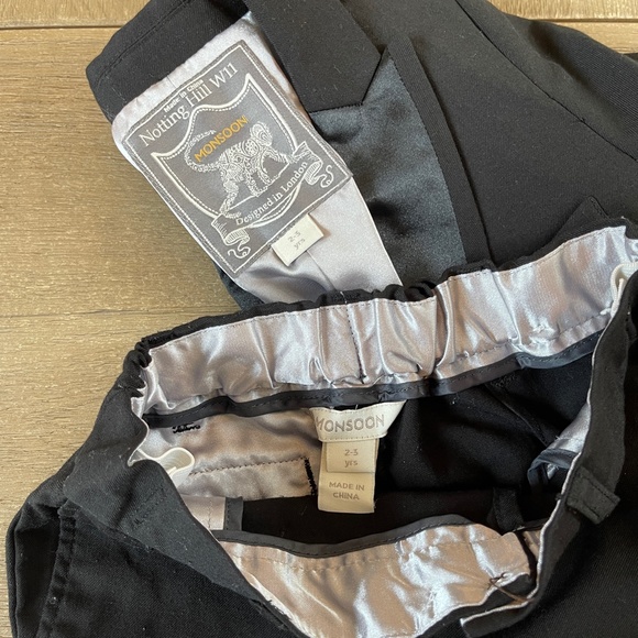 Monsoon | Benjamin Tuxedo Suit Set Black Sz.2-3 - Picture 8 of 10